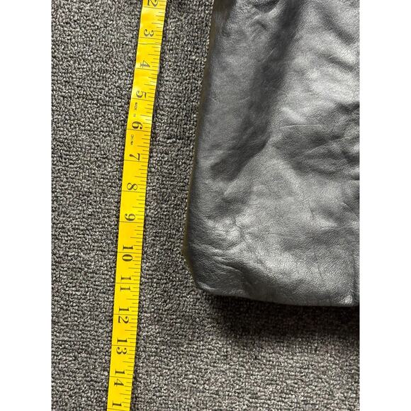 Vintage Pelle Studio Leather Trench Coat Mens Small Belted Double Breasted 80s - Picture 10 of 10